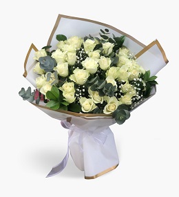 BEYAZ GÜL BUKETİ 9 no